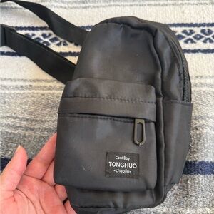 Black Men's Crossbody Bag